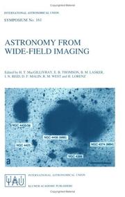 Cover of: Astronomy from Wide-Field Imaging (International Astronomical Union Symposia) by 
