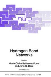 Cover of: Hydrogen bond networks | 