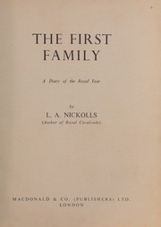 Cover of: The first family: A diary of the royal year