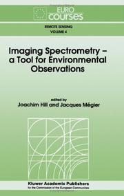 Cover of: Imaging Spectrometry -- a Tool for Environmental Observations (Eurocourses: Remote Sensing) | 