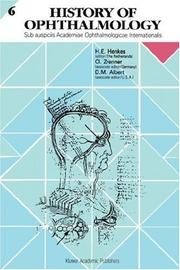 Cover of: History of Ophthalmology 6: Sub auspiciis Academiae Ophthalmologicae Internationalis (History of Ophthalmology)