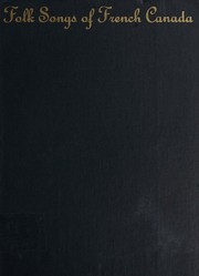 Cover of: Folk Songs of French Canada