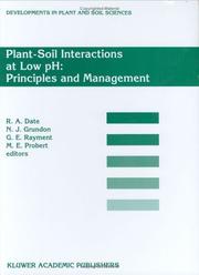 Cover of: Plant-soil interactions at low pH by International Symposium on Plant-Soil Interactions at Low pH (3rd 1993 Brisbane, Qld.)