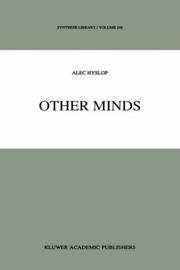 Cover of: Other minds