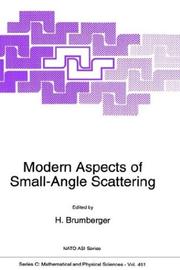 Cover of: Modern aspects of small-angle scattering | NATO Advanced Study Institute on Modern Aspects of Small-Angle Scattering (1993 Como, Italy)
