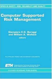 Cover of: Computer supported risk management