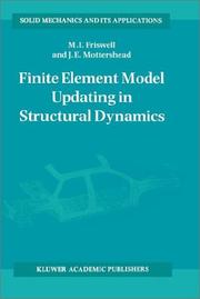 Cover of: Finite element model updating in structural dynamics