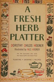Front cover of A fresh herb platter by Dorothy Childs Hogner