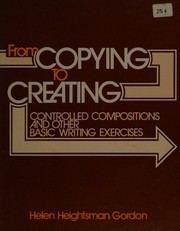 Cover of: From copying to creating by Helen Heightsman Gordon, Helen Heightsman Gordon
