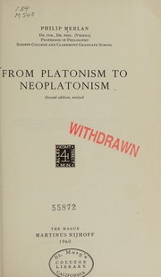 From Platonism to Neoplatonism