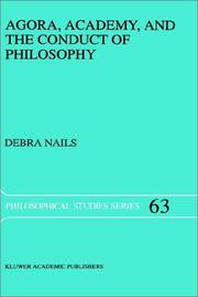 Cover of: Agora, academy, and the conduct of philosophy