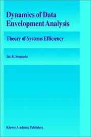 Cover of: Dynamics of data envelopment analysis | Jatikumar Sengupta