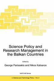 Cover of: Science policy and research management in the Balkan countries by Nikolaos Katsaros