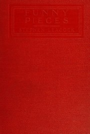 Cover of: Funny pieces;: A book of random sketches,