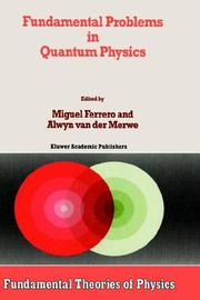Cover of: Fundamental problems in quantum physics | 