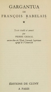 Cover of: Gargantua