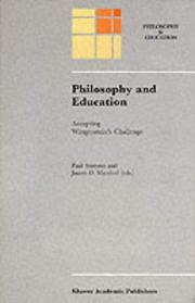 Cover of: Philosophy and Education:: Accepting Wittgenstein's Challenge (Philosophy and Education)