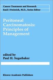 Cover of: Peritoneal Carcinomatosis by Paul H. Sugarbaker