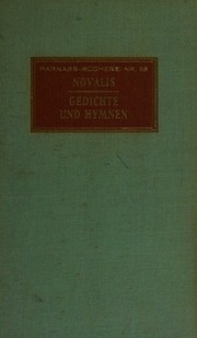 Cover of: Gedichte und Hymnen
