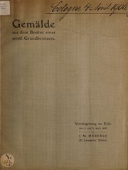 Cover of: Gemälde älterer und neuzeitiger Meister