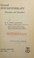 Cover of: General psychotherapy; dynamics and procedures.