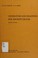 Cover of: Generators and relations for discrete groups