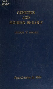Cover of: Genetics and modern biology