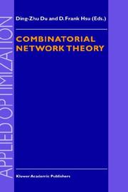 Cover of: Combinatorial Network Theory (Applied Optimization)