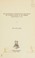 Cover of: The geographical distribution of the vote of the Thirteen States on the Federal Constitution, 1787-8.