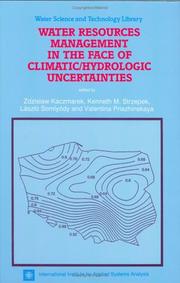 Cover of: Water resources management in the face of climatic/hydrologic uncertainties