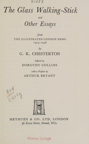 Cover of: The Glass Walking-Stick and Other Essays