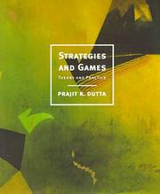 Cover of: Strategies and games: theory and practice