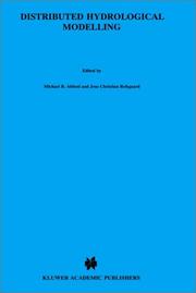 Cover of: Distributed hydrological modelling by edited by Michael B. Abbott and Jens Christian Refsgaard.
