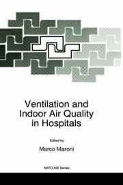Cover of: Ventilation and indoor air quality in hospitals | 
