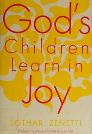 Cover of: God's children learn in joy