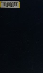 Cover of: God's education of man