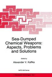 Cover of: Sea-dumped chemical weapons by edited by Alexander V. Kaffka.