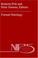Cover of: Formal Ontology (Nijhoff International Philosophy Series)