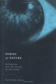 Cover of: Norms of Nature by Paul Sheldon Davies, Paul Sheldon Davies