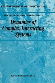 Cover of: Dynamics of complex interacting systems