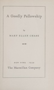 Cover of: A Goodly Fellowship