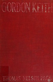 Cover of: Gordon Keith-a Novel