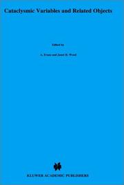 Cover of: Cataclysmic variables and related objects by International Astronomical Union. Colloquium, International Astronomical Union. Colloquium