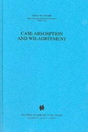 Cover of: Case absorption and WH-agreement by Akira Watanabe