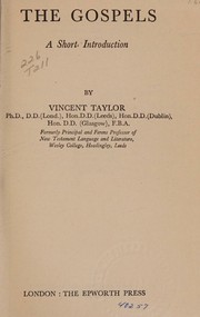 Cover of: The Gospels: A short introduction