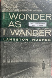 Cover of: I Wonder As I Wander: An Autobiographical Journey: A Autobiographical Journey