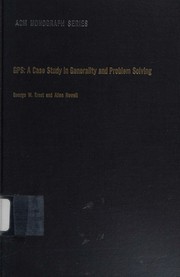 GPS: a case study in generality and problem solving by George W. Ernst