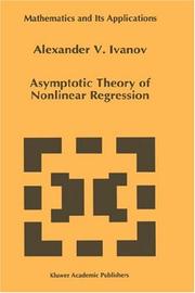 Cover of: Asymptotic theory of nonlinear regression