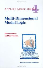 Cover of: Multi-dimensional modal logic