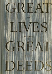 Cover of: Great Lives Great Deeds